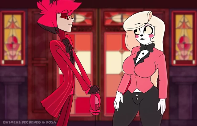 Charlie ve Alastor iyi vakit geçiriyor
