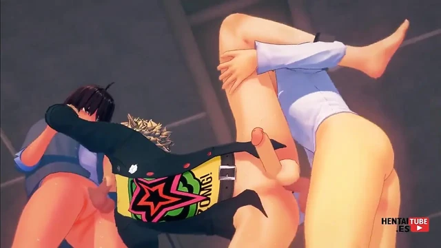 Persona 5 yaoi - ryuji sakamoto üçlü seks yapıyor