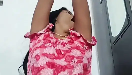 Outdor video.I met a girl in an auto and took her home to work at a beauty parlor and fucked her.