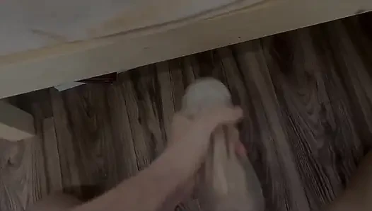 Horny Boy Cumming in a Fleshlight