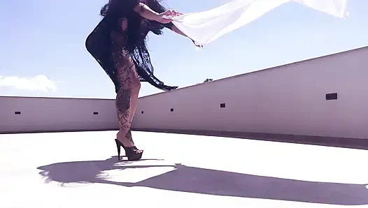 Güzel bir yerde mastürbasyon