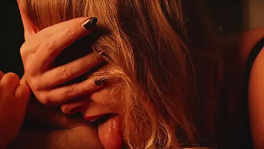 Perfect Girl Gives a Deep Blowjob with Lots of Spit - Sensual Asmr
