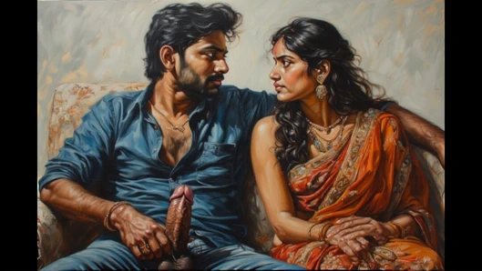 Desi bhabhi midnight sex with her neighbour as she can have a great sex without anyone knowing at midnight