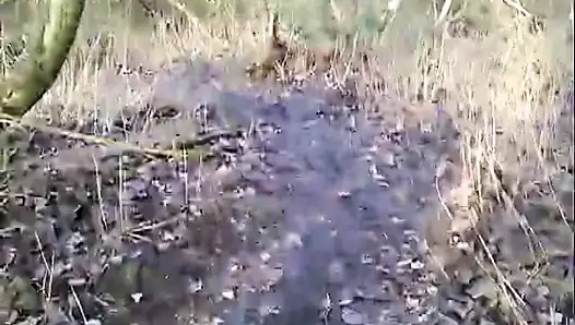 Auf die Klamotten gespritzt