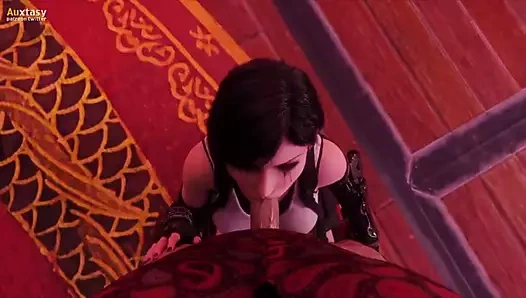 Tifa derin bir büyük çük boğazlama (pov versiyonu)