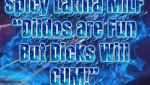 Baharatlı latin orta yaşlı seksi kadın yarak almadan önce dildoyla oynuyor