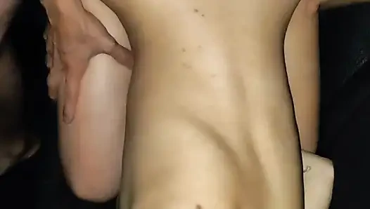 Young Colombian couple fucking in their car in Medellin