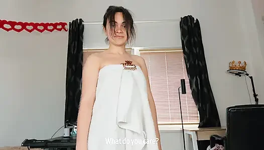 After Shower I Kneeled and Sucked Stepbro's Cock!