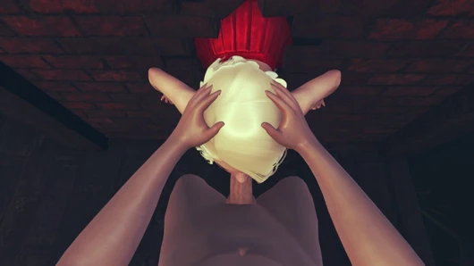 Süper kadın duvar deliği sürprizi - parkta gırtlağına kadar sakso ve meme sikişi - büyük boşalma kadın kahramanın ağzını dolduruyor (3 boyutlu hentai)