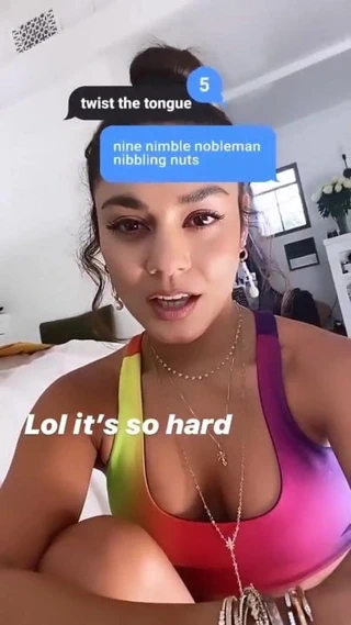 Vanessa hudgens tik tok'ta tekerleme yapıyor, 5-12-2020