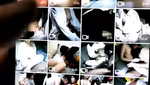 Çinli çift arabada seks akışı