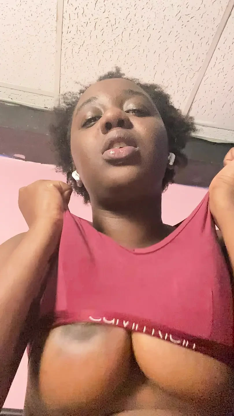 your computer lady co-worker flirting and teasing you with her big boobs