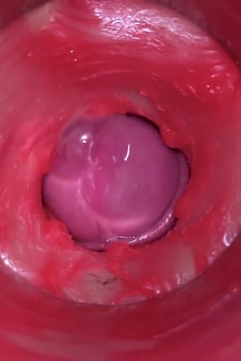 Amcığın içindeki kamera - amına güçlü boşalma! En iyi iç asmr