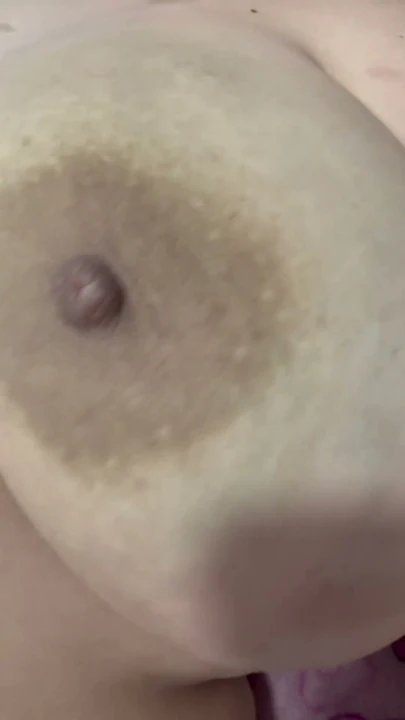 Mom plays with her big and delicious nipples | Clip 1