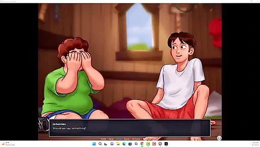 Yaz mevsimi efsanesi - Johannes ve Erik Iwanka'yı izledi, Iwanka Johannes'e kamerada sakso çekti