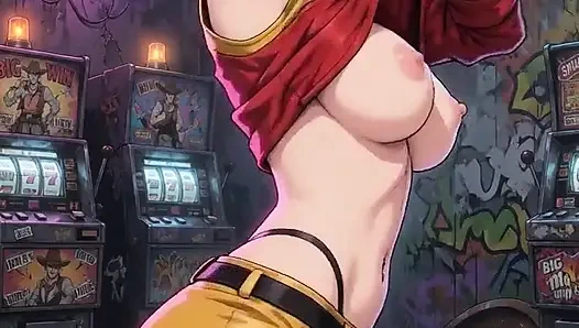 Sıkı kel götlü amcık Faye Valentine sert boşalma isteği veriyor