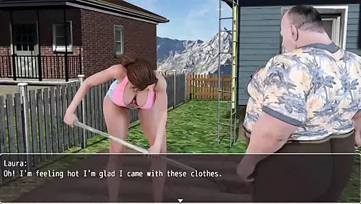 Laura, şehvetli sırlar: giyim mağazasında seksi orta yaşlı seksi kadın - ep4