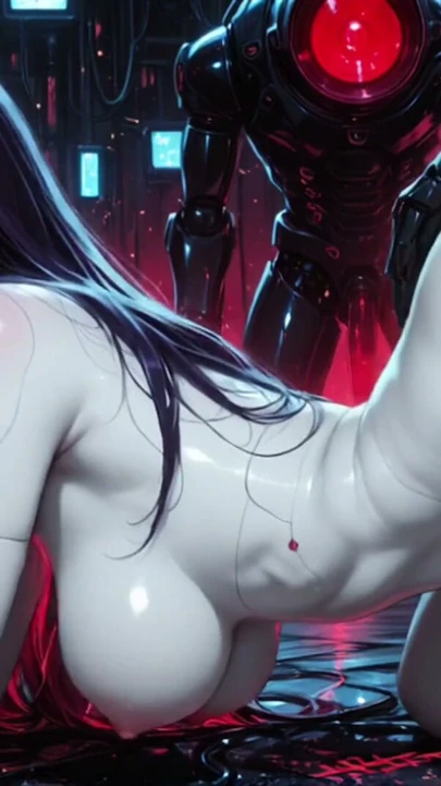 PMV Futanari Oni Android Orgy (AI Generated) | Klip 1
