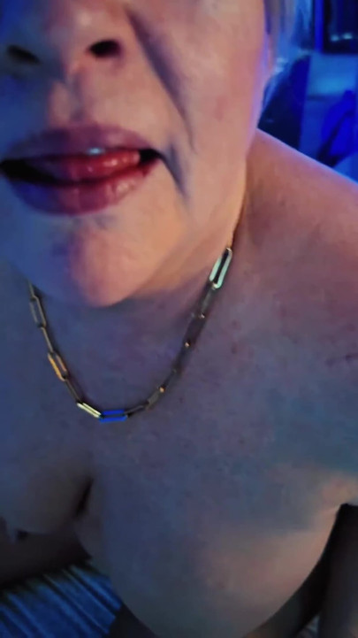 Click for Gif Kat-licious Sexy Dance in Denim Tank Top & White Short Skirt- Stripping Down
