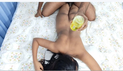 I massage my stepmom big ass with big cock and fuck her tight ass