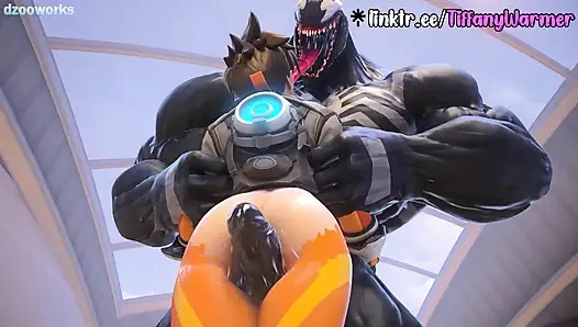 Symbiote tarafından yetiştirilen hızlı sürtük