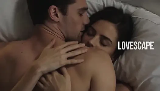 Mum ışığında romantik dans tutkulu sekse dönüşüyor (ai)