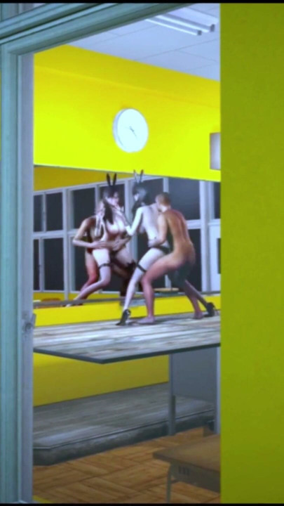 İki öğretmen sınıfta sikiliyor - sansürsüz 3d hentai v429 | Bölüm 2