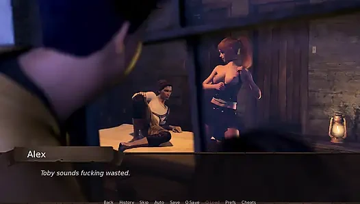 Aşk 5. sezon alex partide Sophie'nin sevimli göğüslerini görüyor