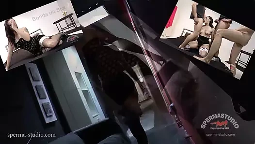 Bonita de Sax için döl boşalması - orta yaşlı seksi fahişe - 30720