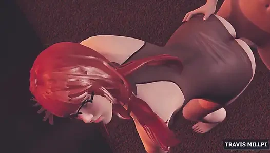 Bu orta yaşlı seksi kadın arka arkaya 2 büyük dölleme yapabilir - Travser Millpi