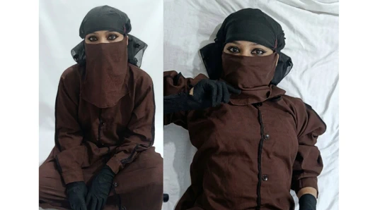 Güzel Müslüman evli kadın kocasının arkadaşı tarafından sikiliyor