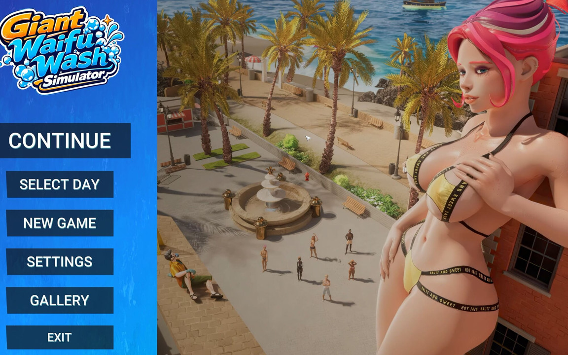 Dev waifu yıkama simülatörü oyunu bölüm 1 - vellory için ilk temizlik işi