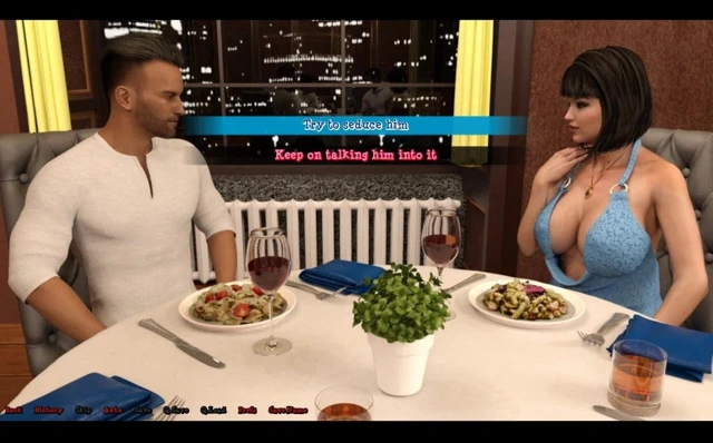 Vadideki Zambak- patronla seksi akşam yemeği