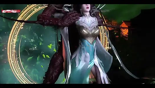 Mükemmele kavisli- 3 boyutlu animasyon hentai