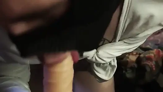 When my boyfriend does his slut until I cum and I watch him by touching myself