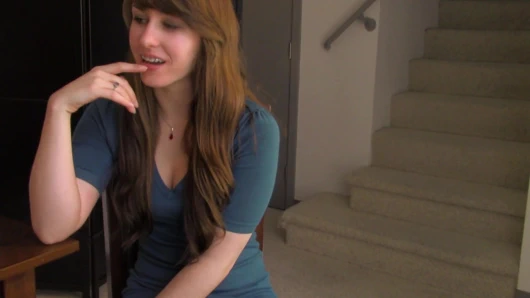 Cumming on the Babysitters Braces