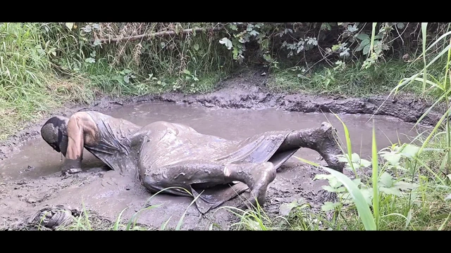 Mud on the outskirts of the city