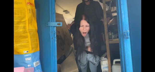 A warehouse worker fucked the manager hard right there on the boxes and put her in her place