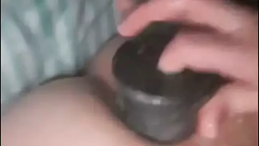 Büyük yapay penis içinde ona göt