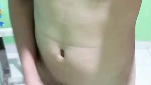 Hiç hayran kalmadan çıplak mastürbasyon