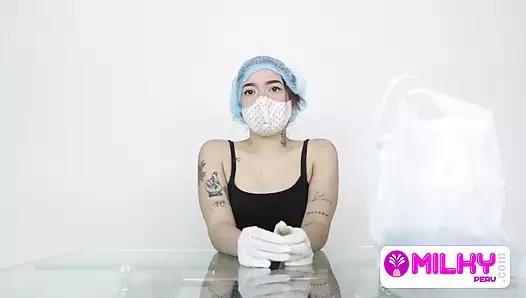 Milky Peru - güzel latin mutlu olmak için bir yarak istiyor.