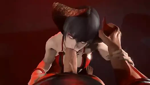 Onu boynuzlarından tut ve ağzını sik