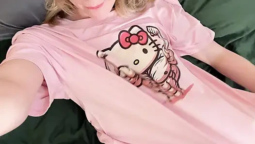 Rosa Tee Pixie bed phone glow - provocación en bragas para la felicidad de los dedos