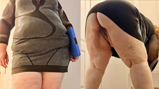 Koca götlü emlakçı yeni müşteri için evde inceleme yapıyor