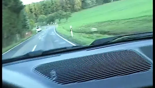 Blondes Teen beim ersten Casting Retro