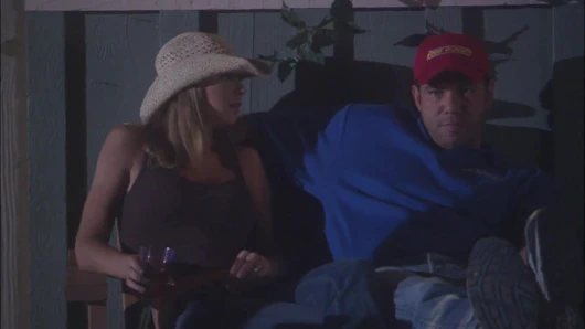 Bahçede ateşli sihirli gece...