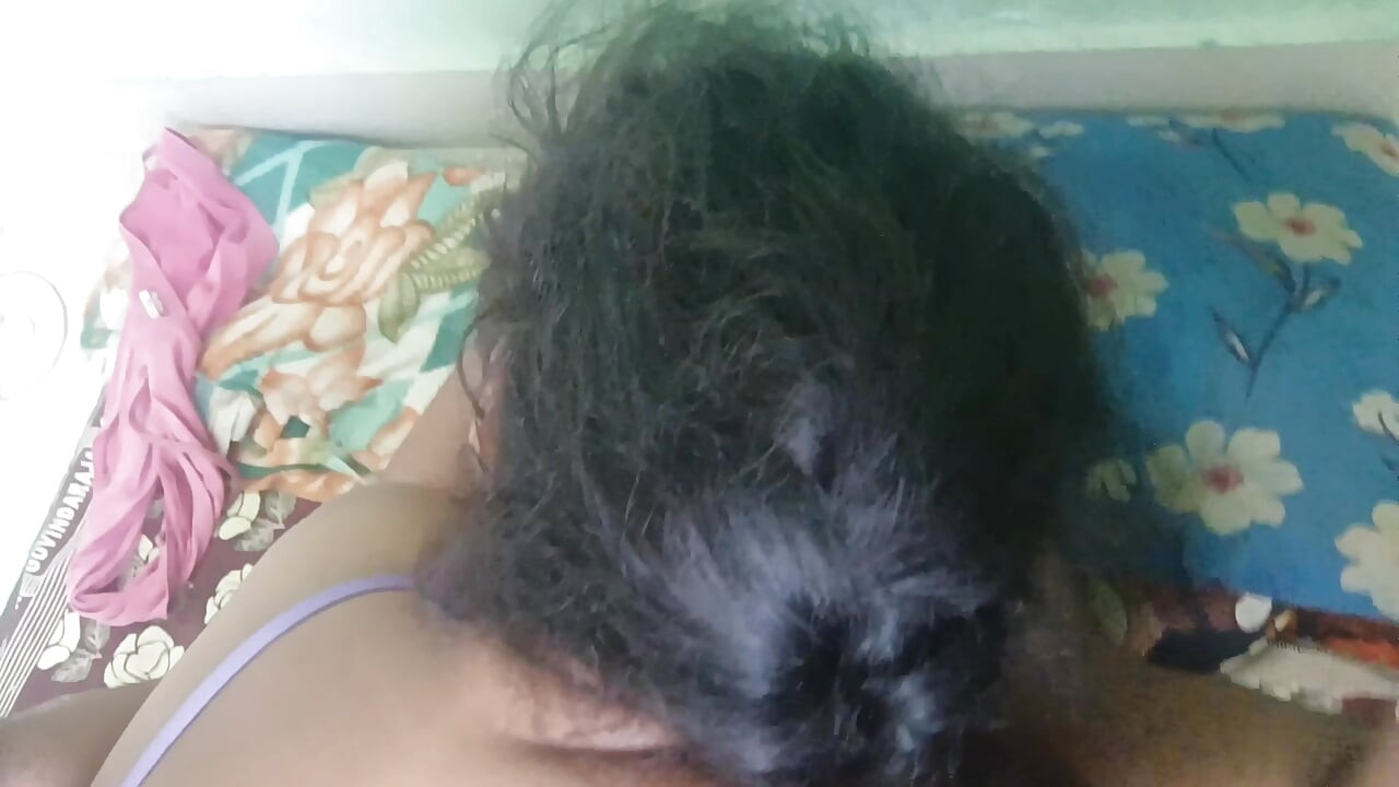 Married women doing cow girl position in bed for better orgasam mode