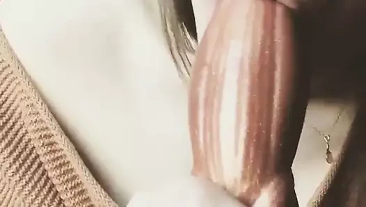 Lumenmews - yapay penis üzerinde oral seks