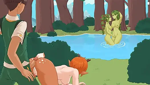 Kamp yas tutuyor odun - bölüm 40 - birçok iç çamaşırı ve ateşli kız ve dölleme! Loveskysanhentai tarafından