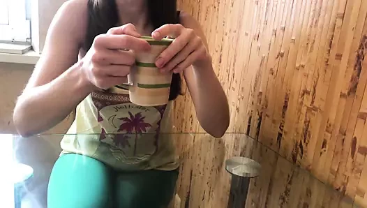 Acımasız gerçek hile - diyaloglu Rus amatör